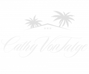 Cathy VonTalge Logo - White on Transparent